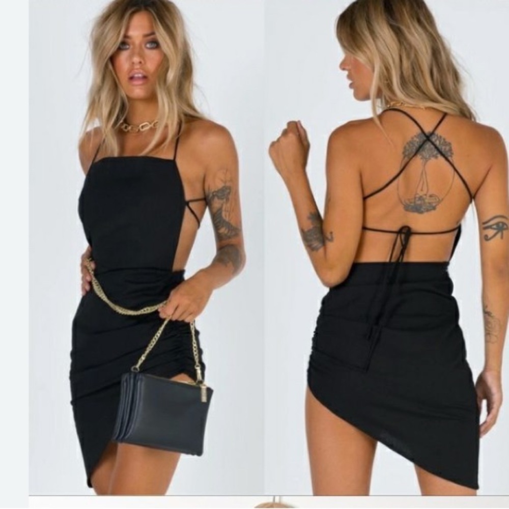 NWT black vixen mini dress small lioness - Picture 2 of 3